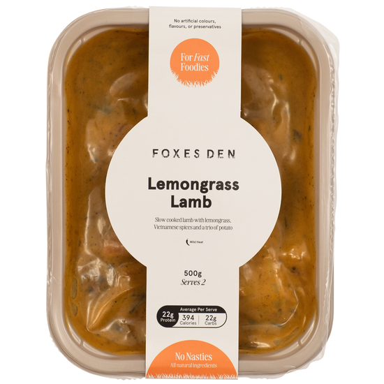 Lemongrass Lamb (Serves 2)