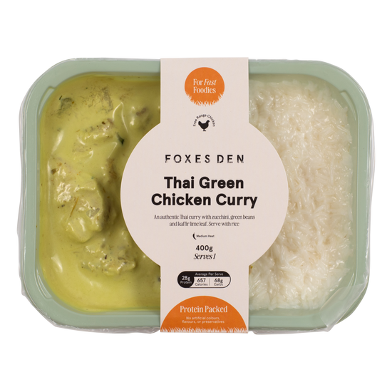 Thai Green Chicken Curry with Rice