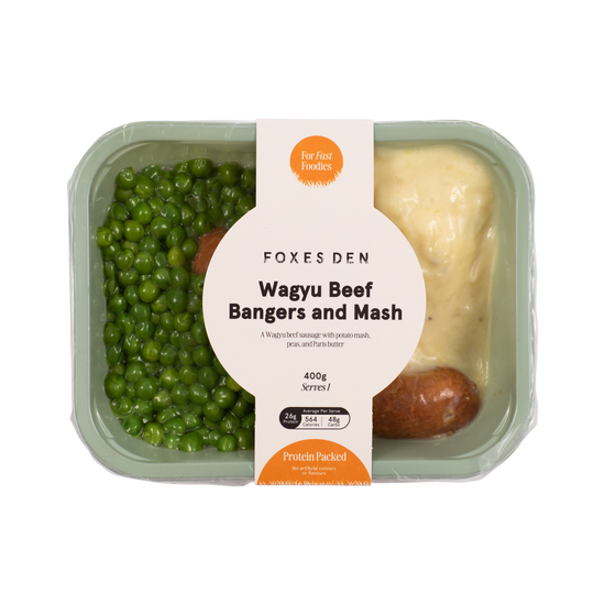 Wagyu Beef Bangers and Mash