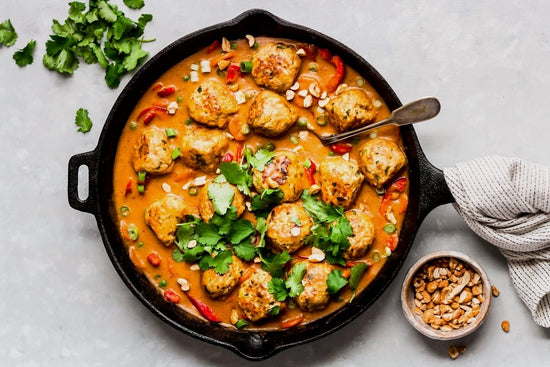 Miso Satay Pork Meatballs