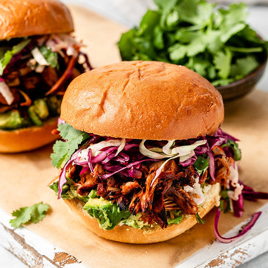 Miso Pulled Pork Burgers