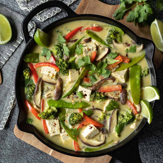 Thai Green Tofu and Vegetable Curry