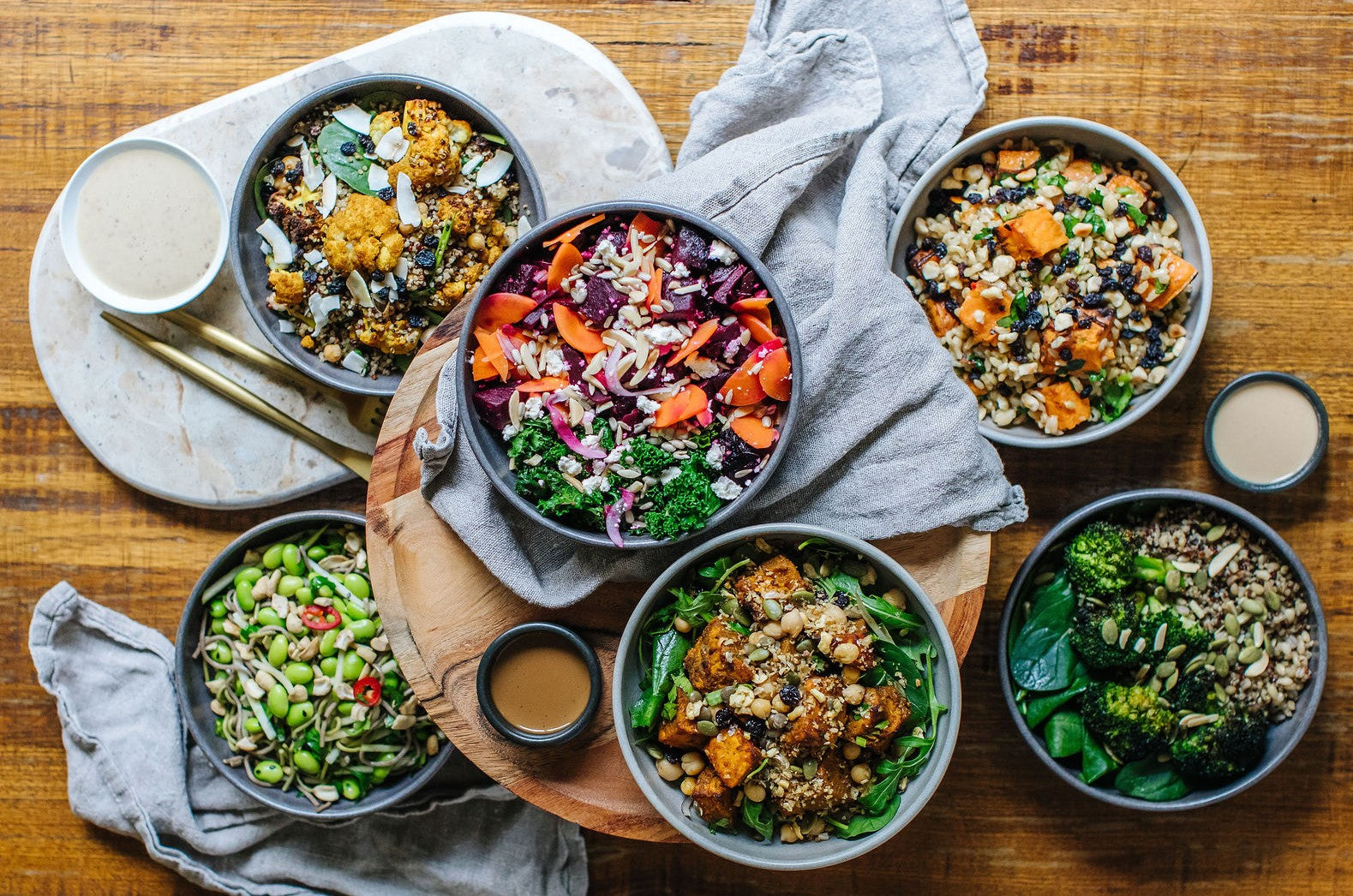 Nutritious and delicious salads