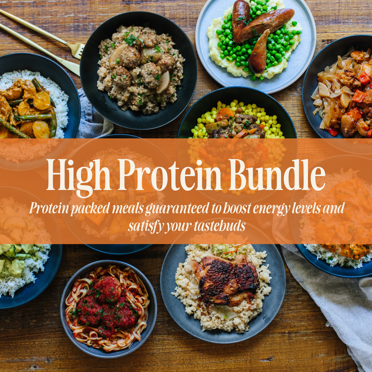 An energy packed bundle with Foxes Den's highest protein meals, perfect to help reach your protein goals.