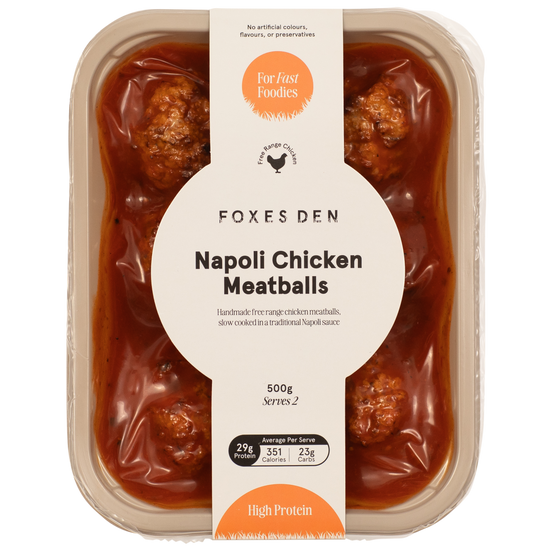 Napoli Chicken Meatballs (Serves 2)