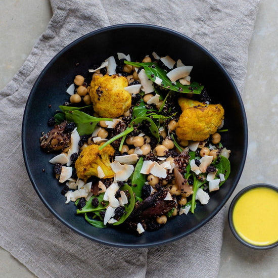 Turmeric Roast Cauliflower Salad